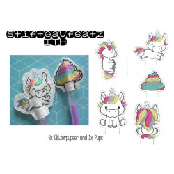 ITH - Glitzerpupser Stifteaufsätze